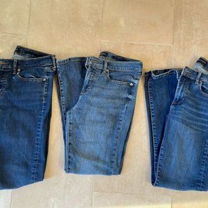 Banana Republic jeans (3 pair)